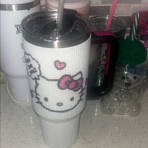 Sanrio Hello Kitty White and Pink Tumbler